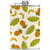 Tropical Fruit Pineapple Banana Flask for Liquor and Funnel, 8 Oz Leak Proof Stainless Steel Pocket Hip Flask