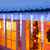 Icicle Lights Outdoor 18.7ft with Clips- 20 Tubes 100 LED Icicle Lights, Waterproof Icicle Indoor Lights for Tree Patio Roof Holiday Decor, White