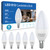 Sapiential Creation E12 Candelabra LED Light Bulbs 60W Equivalent Ceiling Fan Candle Light Bulbs Small Base 5000K,B11 led Type b Chandelier Candelabra Light Bulbs,120V Non-Dimmable,6 Pack