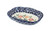 Blue Rose Polish Pottery Garden Bouquet Soap Dish