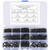 1000 Pcs Lock Washers, Split Locks Washers, Spring Locking Washers, Alloy Steel Black Lock Metal Washers Assortment Kit for Screw Nuts and Bolts - M2 M2.5 M3 M4 M5 M6 M8 M10 M12