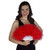 Zucker Feather (TM) - Marabou Feather Fan - Red
