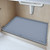 Under Sink Mat, Under Sink Mats for Kitchen Waterproof, 34" x 22" Cuttable Silicone Under Kitchen Sink Shelf Liner Drip Tray, Thicker Flexible Sink Cabinet Protector Mats for Kitchen Bathroom Grey