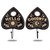 Ella & Emma Planchette Key Holder - Set of 2, Ouija Board Wall Decor, Planchette Wall Hooks, Goth Home Decor with Hook, Witch Decor, Gothic Decor, Key Organizer Decorations