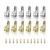 ZHUOMINGJIA 12PCS Time Switch Replacement Trippers Kit Compatible with Intermatic 156T1978A,Include 6 Silver ON Tripper,6 Gold Off Tripper,12 Fixing Screws,for T100 Series Clock Dial Trippers Timers