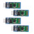 AEDIKO 4pcs HC-06 Bluetooth Module RS232 4 Pin Wireless Serial RF Transceiver Module Bi-Directional Serial Channel Slave Mode Module