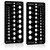 2 Pieces Drill Bit Size Gauge Drill Bit Guide Stainless Steel Drill Gauge 29 Holes Metal Drill Size Gauge Tool for 1/16 Inch to 1/2 Inch Size Bits Measurement (Black)