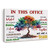 Office Canvas Wall Art Decor in This Office We are Helpful Poster Painting Framed We are a Team Tree Print Signs Picture for Home Office Decor 12 X 15 Inch
