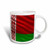 3dRose Flag Of Belarus Waving In The Wind Two Tone Mug, 11 oz, Red