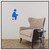 DecalDoggy - Squatting Poop Man Vinyl Decal Car/Wall - Blue Glitter