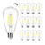 winsaLED Dimmable LED Edison Bulbs 40 Watts Equivalent, 4 Watt LED Filament Bulb, 5000K Daylight ST19 Light Bulb, 450LM E26 Vintage LED Bulbs for Light Fixtures 12 Pack