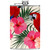 Parrot Pattern Flasks for Liquor for Men, Stainless Steel Hip Flask with Funnel, Whiskey Flask 8 oz