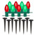 Lumabase Electric Pathway Lights with 8 Red and Green LED Bulbs