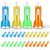 Hortsun Helicopter Mini Rocket Flashlight Keychain Outer Space Themed Party Favors Rocket Led Flashlight Helicopter Key Ring Astronaut Space Birthday Party Favors (Rocket, 144 Pcs)