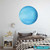 Planet Uranus Watercolor Wall Decal Sticker Solar System Mural Outer Space Wall Decals Stickers wall art Vinyl Sticker for Nursery,Kids Room,18'' pm429