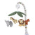 NoJo Jungle Trails Green, Gold, & Grey Musical Mobile with Plush Animals, Green, Grey, Gold, Orange
