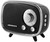 Crosley CR3039A-BK Rondo Retro Portable Rechargeable Bluetooth Speaker, Black