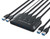 USB 3.0 Switch Selector 4 Computers Share 4 USB KVM Switcher for PC Laptop Keyboard Mouse Printer Scanner Compatible with Mac/Windows/Linux