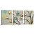 sechars 3 Piece Bird Canvas Wall Art Yellow Birds on Tree Branch Painting Prints Vintage Artwork for Home Farmhouse Living Room Decor Framed Ready to Hang