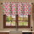 Fanjanmey Valances Curtains,Floral Hibiscus Pattern,for Living Room Valance for Windows Rod Pocket Curtain Valance,42" x 18",Green Pastel Pink Pale Pink Fanjanmey Valances Curtains,Floral Hibiscus Pattern,for Living Room Valance for Windows Rod Pocket Curtain Valance,42" x 18",Green Pastel Pink Pale Pink