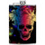 Skull Lily Butterflies Flasks for Liquor for Men, Stainless Steel Hip Flask with Funnel, Whiskey Flask 8 oz