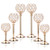 OwnMy Set of 6 Crystal Tealight Candlestick Holders Metal Crystal Bowl Candelabras, Tall Crystal Votive Candlestick Holders Elegant Crystal Candle Centerpiece for Dining Table Wedding Decor, Gold OwnMy Set of 6 Crystal Tealight Candlestick Holders Metal Crystal Bowl Candelabras, Tall Crystal Votive Candlestick Holders Elegant Crystal Candle Centerpiece for Dining Table Wedding Decor, Gold