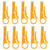 Professional Mini Wire Stripper,10Pcs Mini Portable Wire Stripper, Crimper Pliers, Multi-Purpose Mini Cable Crimping Pliers, Stripping Pliers Tool for Electrician