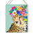 Floral Crown Cheetah Wood Sign Cheetah Wooden Signs Rustic Hanging Plaque Home Wall Art "8 x 10" Perfect Sign Wall Decor for Home Bathroom