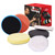 KUIMIT 6" Buffing Polishing Pads, 6Pcs 6.5inch 165mm for 6 Inch Backing Plate, Compound Buffing Sponge Pads and Woolen Pads Cutting Polishing Pad Kit for Car Buffer Polisher (Honeycomb Structure)