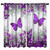 Artmyharbor Butterfly Window Curtain Purple Butterfly Flower Print Home Draperies Romantic Floral Window Treatments Decorative Panels Set of 2 for Bedroom Living Room Dining Room Decor Artmyharbor Butterfly Window Curtain Purple Butterfly Flower Print Home Draperies Romantic Floral Window Treatments Decorative Panels Set of 2 for Bedroom Living Room Dining Room Decor