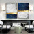 Hot Sale Abstract Painting In Gold Leaf Block, Blue Print Poster, Modern, Wall Art, Image for Living Room, Sailor Decoration 40x60cm2pcs Frameless