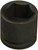 Williams 37534 1/2-Inch Drive Standard Impact Socket, 6-Point, 34mm