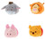 Disney Winnie the Pooh and Pals ''Tsum Tsum'' Plush - Mini - 3 1/2'' Tigger, Piglet, Pooh, and Eeyore