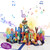 BlueDex Birthday Card, 3D Lights and Music Pop Up Birthday Card, with Blowable LED Candle and Colorful Breathing Lights, Birthday Cards for Women Men Husband Wife Kids Mom Dad