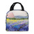 Lavender Printed Lunch Bag For Women Reusable Insulated Lunch Tote Bag Lunch Box Lunch Cooler Tote Box