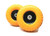 Set of 2 - 10" Flat Free Tires Wheels with 5/8" Center - Solid Tire Wheel for Dolly Hand Truck Cart / All Purpose Utility Tire on Wheel