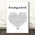 Beautiful Head White Heart Song Lyric Gift Present Poster Print