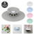 Mopoin 5 Pack Shower Drain Stopper, 2-in-1 Strainers,Silicone Bathtub Drain Stopper,Hair Catcher,Bathtub Drain Strainers, Protectors Cover for Floor Laundry Kitchen and Bathroom