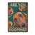 Metal Tin Sign Retro Iron Painting Dachshund are You Pooping Restroom Bathroom Wall Decor Dog Lovers Gift Dachshunds Bathroom Decor Pub Diner Cafe Wall Decor Home Decor Art 8x12inch-Tin Sign