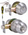 All Keyed Same Entry Door Knob and Single Cylinder Deadbolt Combo Set, Satin Nickel Exterior Door Knobs with Lock and Keys for Entrance and Front Door