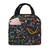 Reusable Lunch Tote Bag Math Linear Education Insulated Lunch Bag Durable Cooler Lunch Box