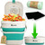 AIRNEX Countertop Compost Bin Kitchen Counter, Indoor Food Composter for Kitchen, Food Waste Bin for Kitchen Counter Top, Small Kitchen Compost Bucket Container, Mini Counter Food Scrap Bin with Lid