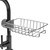 Faucet Sponge Holder for Kitchen Sink - Dish Soap Caddy Organizer Drainer for Kitchen Sink Sponge Holder Stainless Steel Faucet Sponge Caddy - Bathroom Shelf Storage Rack Hanging Kitchen Organizer
