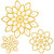 3 Pieces Metal Flowers Wall Decor, Metal Rustic Wall Art Decoration Farmhouse Wall Decorations Multiple Floral Hanging Decor for Bathroom Living Room Home Office Garden Kitchen (Gold, Modern Style) 3 Pieces Metal Flowers Wall Decor, Metal Rustic Wall Art Decoration Farmhouse Wall Decorations Multiple Floral Hanging Decor for Bathroom Living Room Home Office Garden Kitchen (Gold, Modern Style)
