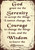NDTS Serenity Prayer Motivational Vintage Tin Sign Bar Pub Home Poster Wall Art Decor Tin Sign Metal Sign 8X12 Inches