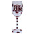 Jenkins Enterprises Texas A&M Maroon and White Hand Painted Wine Glass
