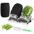 Seed Sprouting Jar Kit with 2 Wide Mouth Ma-son Jars, 2 Stainless Steel Screen Sprout Lids, 2 Blackout Sleeves, Tray, Sprouter Stand and Brush, Sprouting Kit for Growing Broccoli Alfalfa Bean Sprouts