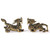 qumHmup Dragon Statue 2Pcs,Feng Shui Statue A Pair pixiu Figurine Attract Money and Good Luck Wealth,Home Indoor&Outdoor Decorative Statue Ornament,Tea Pet Home Decor