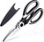 Kitchen Shears, Sharp Stainless Steel Kitchen Scissors, All-purpose Heavy Duty Scissors Essential in Kitchen Gadgets, Dishwasher Safe