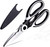 Kitchen Shears, Sharp Stainless Steel Kitchen Scissors, All-purpose Heavy Duty Scissors Essential in Kitchen Gadgets, Dishwasher Safe